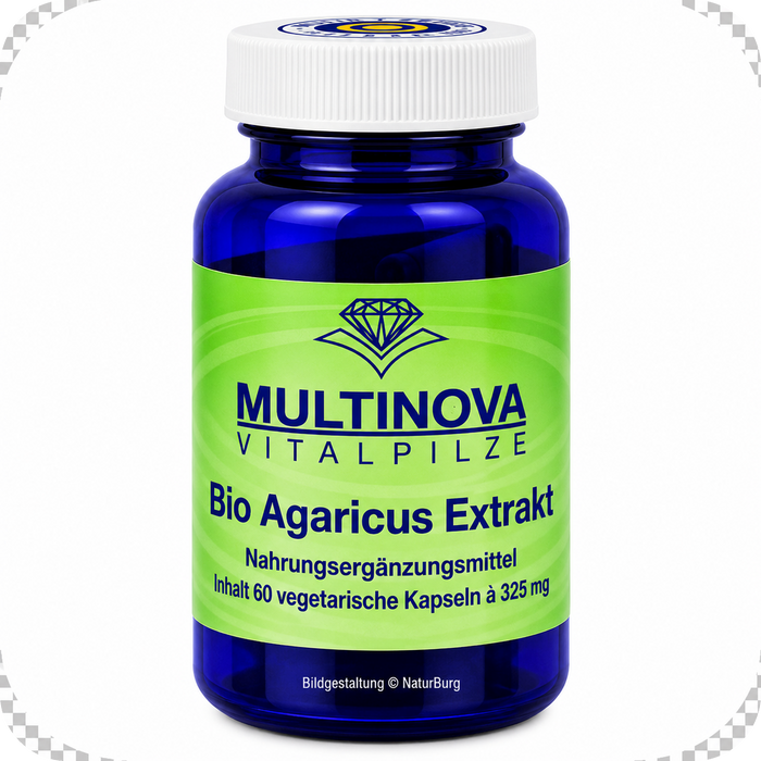 Agaricus ABM Mandelpilz Extrakt 60 Kapseln - NaturBurg