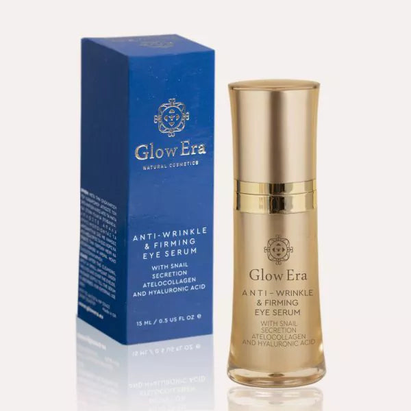 Glow Era Anti-Falten & Straffendes Augen Serum mit Schneckenschleim 15 ml