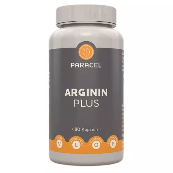 Arginin plus B Vitamine 80 Kapseln