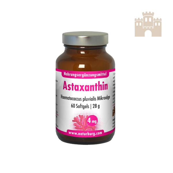 Astaxanthin Haematococcus pluvialis 60 Kapseln 4 mg
