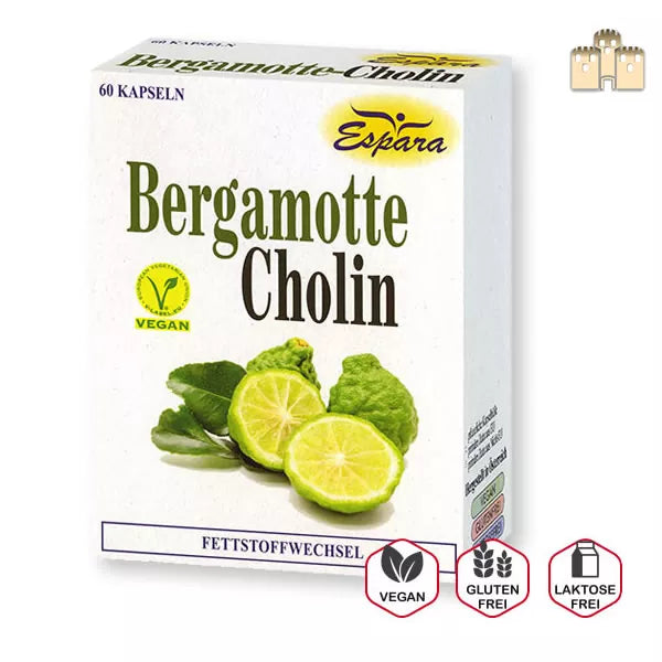 Bergamotte Cholin 60 Kapseln von Espara