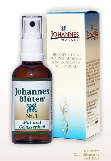 Johannes-Blüte Nr. 1 Mut und Gelassenheit Blütenenergie 50 ml