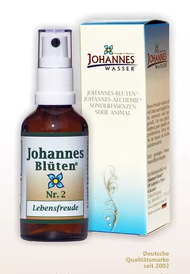 Johannes-Blüte Nr. 2 Lebensfreude Blütenenergie Essenzen 50 ml Spray