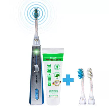 Ultraschallzahnbürste emmi-dent Platinum Starter-Set - Blau