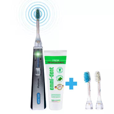 Ultraschallzahnbürste emmi-dent Platinum Starter-Set - Carbon