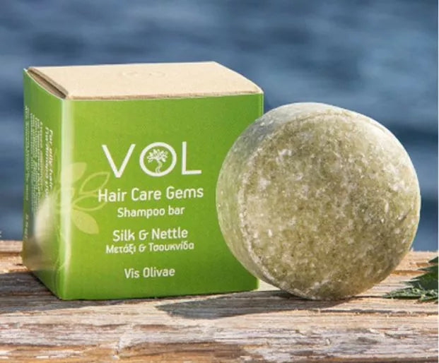Festes Shampoo Haarseife Silk & Nettle 55 g