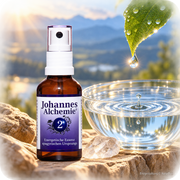 Johannes-Alchemie® Nr. 2 Immunsystem – Bildgestaltung mit Wasser, Bergkristal, Natur und Licht zum Thema Kräftigung, Stabilität und innere Balance bei NaturBurg