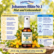 Johannes-Blüte Nr. 1 Mut und Gelassenheit Blütenessenz – Themen innere Ruhe, Zuversicht sowie Anwendung und Dosierung