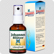 Johannes-Blüte Nr. 2 Lebensfreude Blütenessenz 50 ml Spray mit Flasche und Originalverpackung