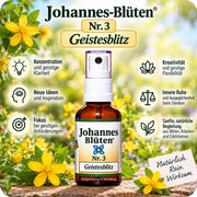 Johannes-Blüte Nr. 3 Geistesblitz Blütenessenz – Themen Konzentration, Fokus, geistige Klarheit und Ausdauer