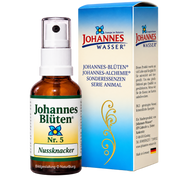 Johannes-Blüte Nr. 5 Nussknacker alkoholfreie Blütenessenz 50 ml Spray mit Originalverpackung von Johannes-Wasser