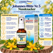 Johannes-Blüte Nr. 5 Nussknacker Blütenessenz – Themen innere Ruhe, Gelassenheit und Loslassen sowie Anwendung und Dosierung