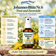 Johannes-Blüte Nr. 6 Trost und Zuversicht – Blütenessenz mit Übersicht zu traditioneller Zuordnung, Anwendung und Dosierung