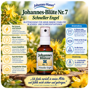 Johannes-Blüte Nr. 7 Schneller Engel – Blütenessenz mit traditioneller Zuordnung bei Schock, Schreck und emotionaler Überforderung sowie Anwendung und Dosierung