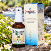 Johannes-Blüte Nr. 8 Quelle der Kraft 50 ml alkoholfreie Blütenessenz von Johannes-Wasser mit Rosmarin – energetische Begleitung für Entspannung, Regeneration und neue Kraft bei NaturBurg