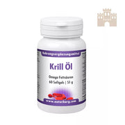 Krillöl 60 Kapseln Hochdosiert – Antarktisches Krillöl mit Omega-3 EPA DHA