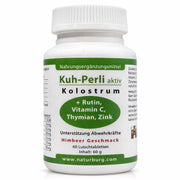 Kuh-Perli aktiv 60 Kolostrum Lutschtabletten Himbeere