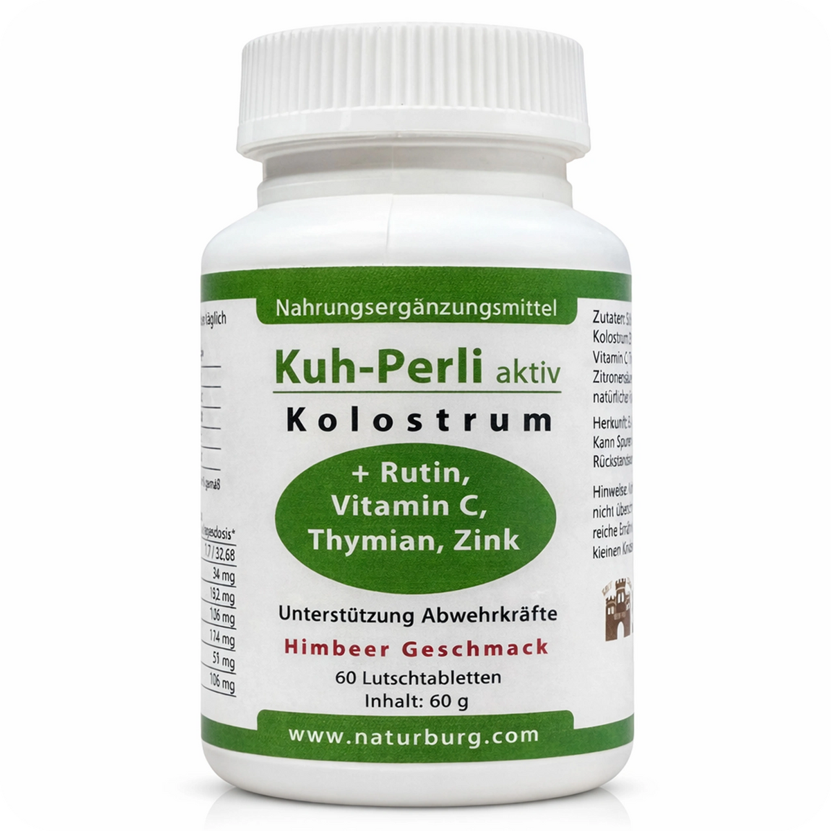 Kuh-Perli aktiv Kolostrum Lutschtabletten mit Vitamin C und Zink kaufen