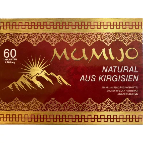 Mumijo 60 Tabletten je 200 mg - Original aus Kirgisien