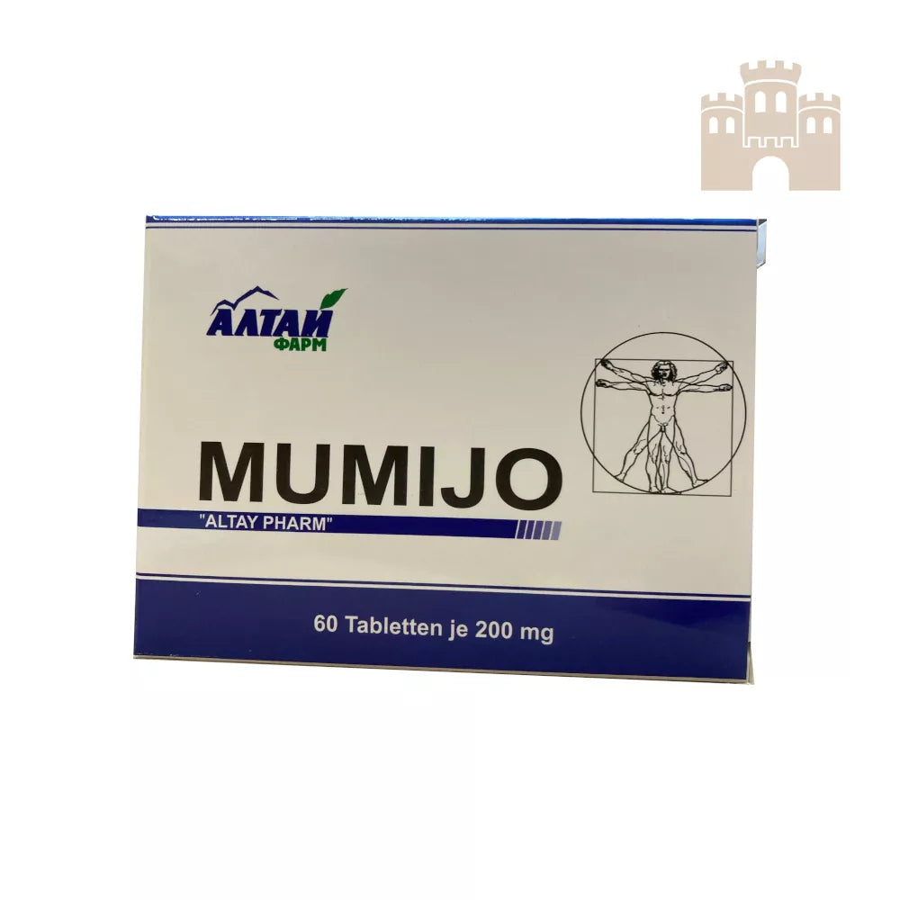 Mumijo Shilajit 60 Tabletten je 200 mg - Original aus Kirgisien