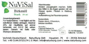 NuViSal Birkenteeröl Hautöl stark 50 ml