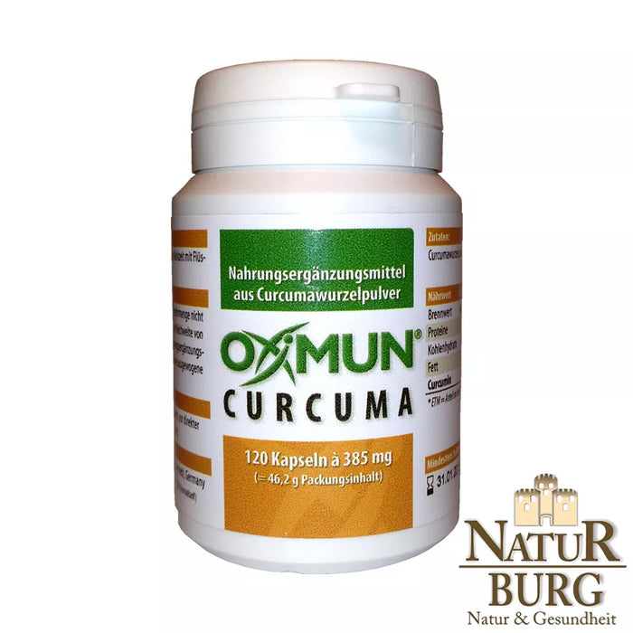 oximun curcuma Gelbwurz Kurkuma longa 120 Kapseln 385 mg