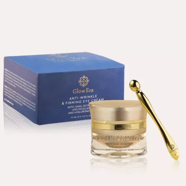Glow Era Anti-Falten & Straffende Augencreme mit Schneckenschleim 15 ml