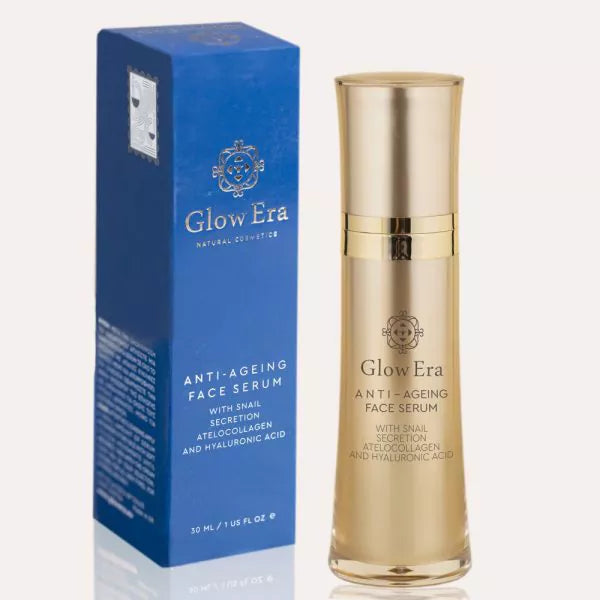 Glow Era Anti-Aging Serum Gesicht mit Schneckenschleim 30 ml
