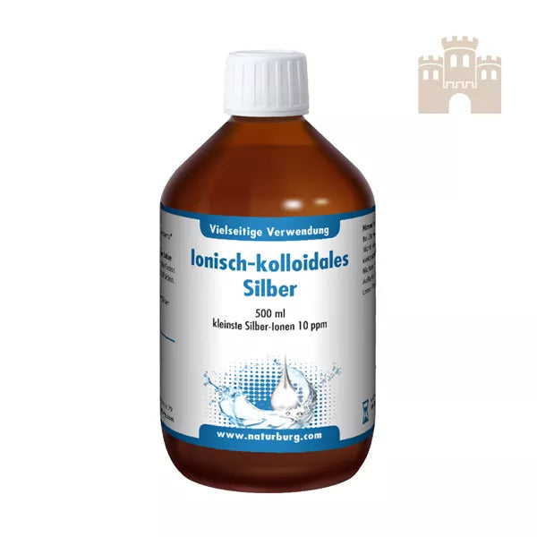 Silberwasser Kolloidales Silber 10ppm 500 ml