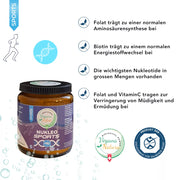 Sporternährung mit Vegana NukleoSports Nukleotide Pulver