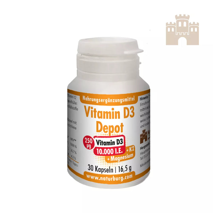 Vitamin D3 K2 Magnesium Depot 30 Kapseln