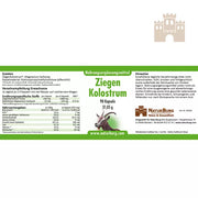 Ziegenkolostrum Ziegencolostrum 90 Kapseln Colostrum Etikett