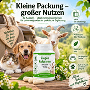 NaturBurg Ziegenkolostrum 30 Kapseln in praktischer kleiner Packung zum Kennenlernen und für unterwegs